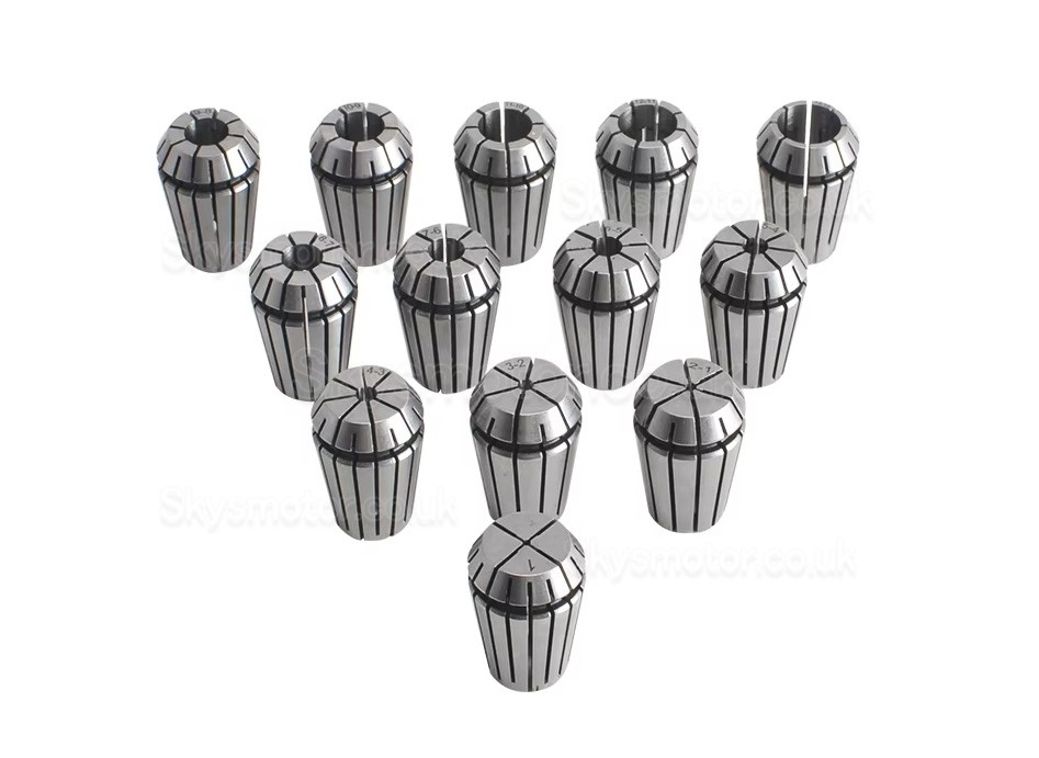 4.5KW 380V Water Cooled Spindle Motor Kit JDG-1255.4.5 + H100-5.5S2/T4-1A with Spindle Drives + Water Pump + 13Pcs ER25 Collet + Bracket